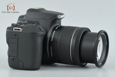 【中古】Canon キヤノン EOS Kiss X10 EF-S 18-55 IS STM レンズキット ブラック シャッター回数僅少