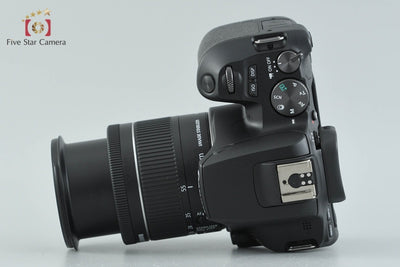 【中古】Canon キヤノン EOS Kiss X10 EF-S 18-55 IS STM レンズキット ブラック シャッター回数僅少