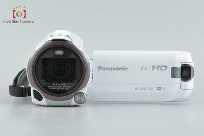【中古】Panasonic パナソニック HC-W870M ホワイト デジタルハイビジョンビデオカメラ
