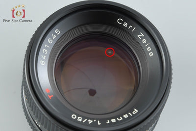 【中古】CONTAX コンタックス Carl Zeiss Planar 50mm f/1.4 T* AEJ