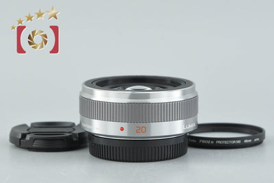 【中古】Panasonic パナソニック LUMIX G 20mm f/1.7 II ASPH. H-H020A シルバー
