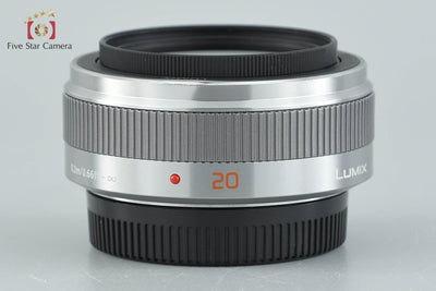【中古】Panasonic パナソニック LUMIX G 20mm f/1.7 II ASPH. H-H020A シルバー