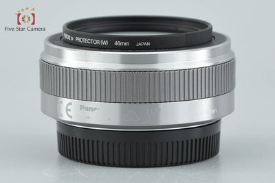 【中古】Panasonic パナソニック LUMIX G 20mm f/1.7 II ASPH. H-H020A シルバー