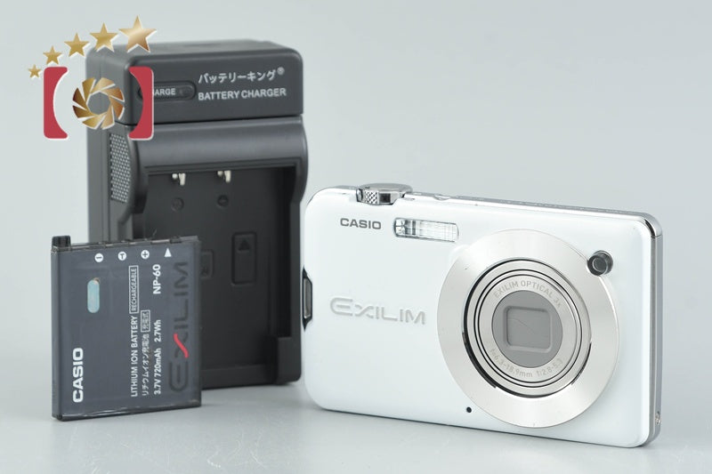 中古】CASIO カシオ EXILIM EX-S10 ホワイト コンパクトデジタルカメラ