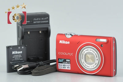 【中古】Nikon ニコン COOLPIX S5100 クリアレッド コンパクトデジタルカメラ