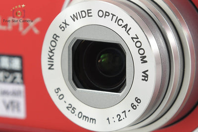 【中古】Nikon ニコン COOLPIX S5100 クリアレッド コンパクトデジタルカメラ