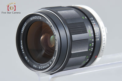 【中古】MINOLTA ミノルタ MC W.ROKKOR-HH 35mm f/1.8