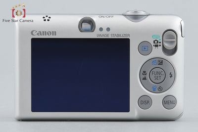 【中古】Canon キヤノン IXY Digital 110 IS シルバー コンパクトデジタルカメラ 元箱付き