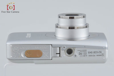 【中古】Canon キヤノン IXY Digital 110 IS シルバー コンパクトデジタルカメラ 元箱付き