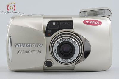 【中古】OLYMPUS オリンパス μ[mju:]-III 120 ミュー コンパクトフィルムカメラ 元箱付き
