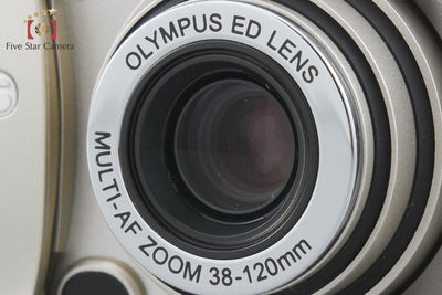 【中古】OLYMPUS オリンパス μ[mju:]-III 120 ミュー コンパクトフィルムカメラ 元箱付き