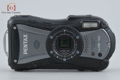 【中古】RICOH リコー PENTAX ペンタックス WG-10 ブラック 防水コンパクトデジタルカメラ