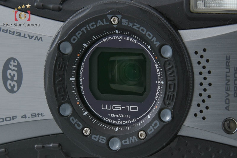 中古】RICOH リコー PENTAX ペンタックス WG-10 ブラック 防水