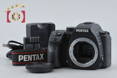 【中古】PENTAX ペンタックス K-70 ブラック デジタル一眼レフカメラ シャッター回数僅少