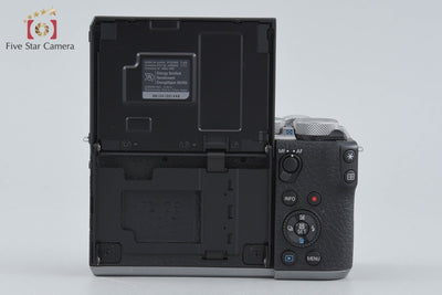 【中古】Canon キヤノン EOS M6 Mark II ダブルズームキット シルバー シャッター回数僅少