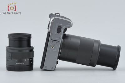 【中古】Canon キヤノン EOS M6 Mark II ダブルズームキット シルバー シャッター回数僅少