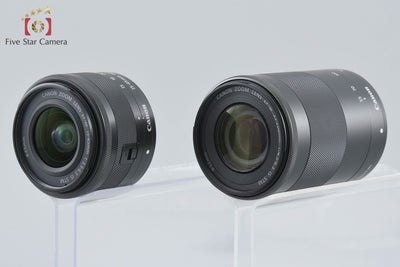 【中古】Canon キヤノン EOS M6 Mark II ダブルズームキット シルバー シャッター回数僅少