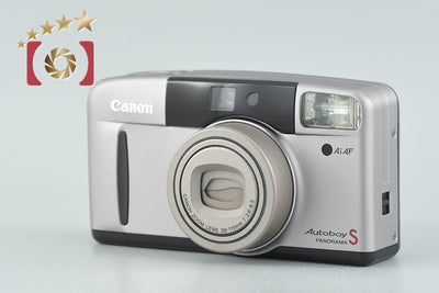 【中古】Canon キヤノン Autoboy S PANORAMA グレージュチタン コンパクトフィルムカメラ