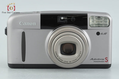 【中古】Canon キヤノン Autoboy S PANORAMA グレージュチタン コンパクトフィルムカメラ