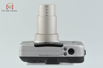 【中古】Canon キヤノン Autoboy S PANORAMA グレージュチタン コンパクトフィルムカメラ