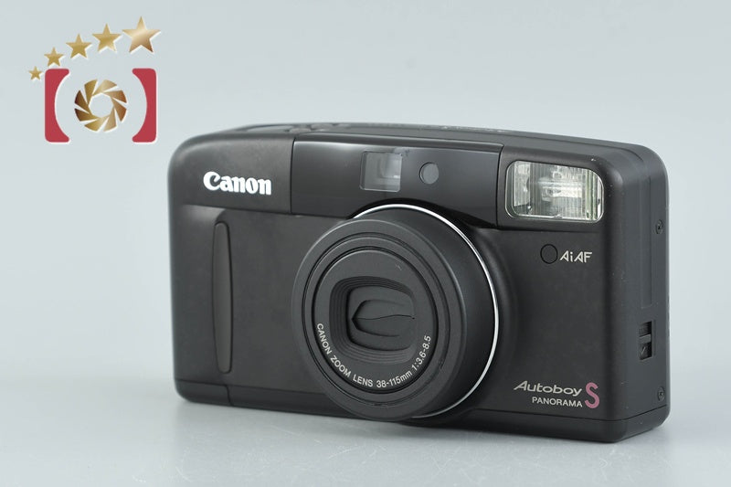 【中古】Canon キヤノン Autoboy S PANORAMA ブラウンブラック コンパクトフィルムカメラ
