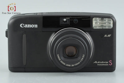 【中古】Canon キヤノン Autoboy S PANORAMA ブラウンブラック コンパクトフィルムカメラ