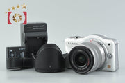 【中古】Panasonic パナソニック LUMIX DMC-GF3 シェルホワイト + G VARIO 14-42mm f/3.5-5.6 II ASPH. MEGA O.I.S. H-FS1442A シャッター回数僅少