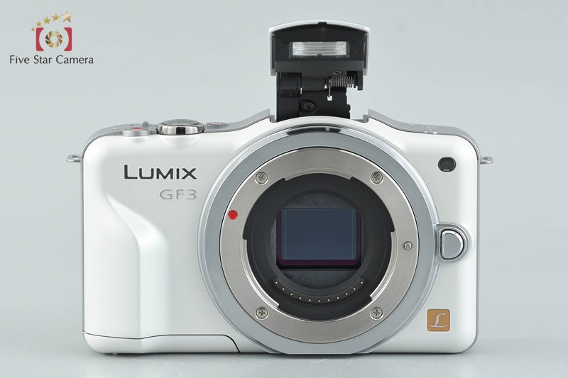 中古】Panasonic パナソニック LUMIX DMC-GF3 シェルホワイト + G
