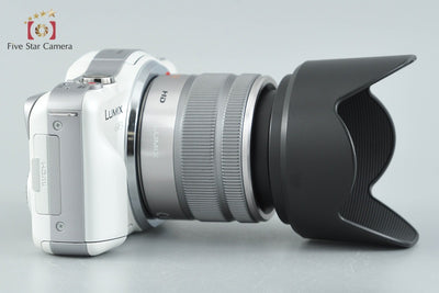 【中古】Panasonic パナソニック LUMIX DMC-GF3 シェルホワイト + G VARIO 14-42mm f/3.5-5.6 II ASPH. MEGA O.I.S. H-FS1442A シャッター回数僅少