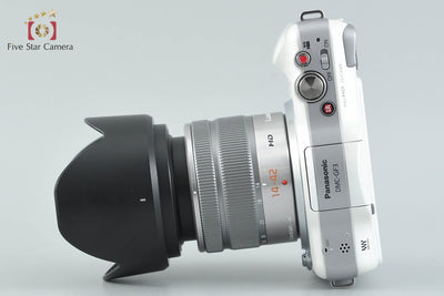 【中古】Panasonic パナソニック LUMIX DMC-GF3 シェルホワイト + G VARIO 14-42mm f/3.5-5.6 II ASPH. MEGA O.I.S. H-FS1442A シャッター回数僅少