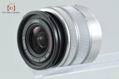 【中古】Panasonic パナソニック LUMIX DMC-GF3 シェルホワイト + G VARIO 14-42mm f/3.5-5.6 II ASPH. MEGA O.I.S. H-FS1442A シャッター回数僅少