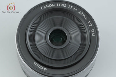 【中古】Canon キヤノン EF-M 22mm f/2 STM シルバー
