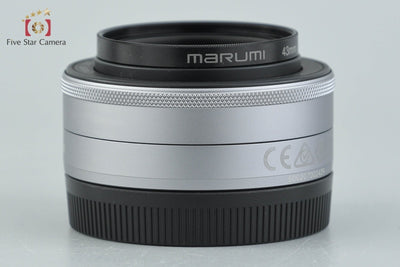 【中古】Canon キヤノン EF-M 22mm f/2 STM シルバー