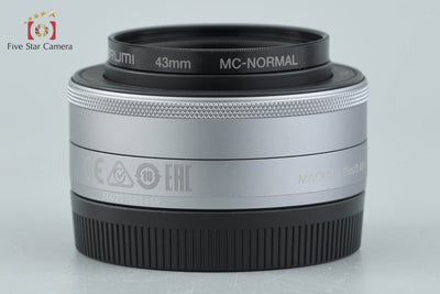 【中古】Canon キヤノン EF-M 22mm f/2 STM シルバー
