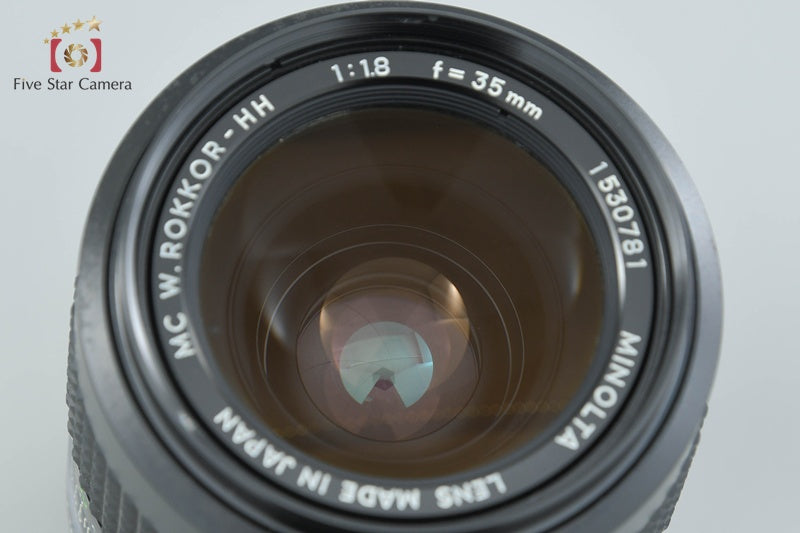 中古】MINOLTA ミノルタ MC W.ROKKOR-HH 35mm f/1.8 – Five Star