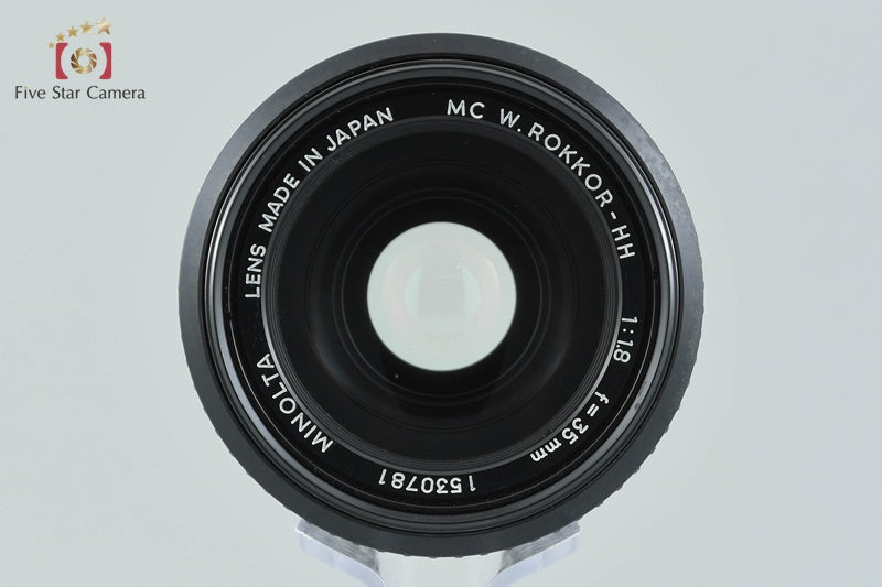 中古】MINOLTA ミノルタ MC W.ROKKOR-HH 35mm f/1.8 – Five Star