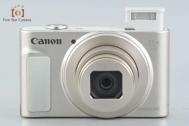 中古】Canon キヤノン PowerShot SX620 HS ホワイト コンパクト