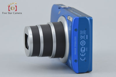 【中古】Canon キヤノン PowerShot A4000 IS ブルー コンパクトデジタルカメラ 元箱付き