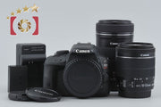 【中古】Canon キヤノン EOS Kiss X7 ダブルズームキット ブラック