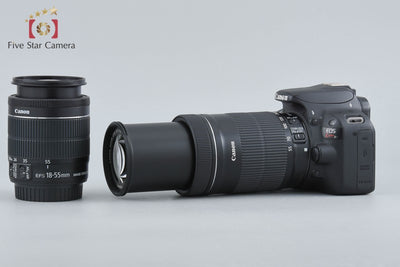 【中古】Canon キヤノン EOS Kiss X7 ダブルズームキット ブラック
