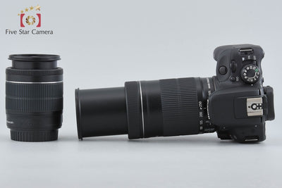 【中古】Canon キヤノン EOS Kiss X7 ダブルズームキット ブラック