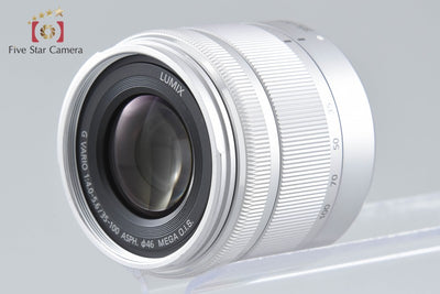 【中古】Panasonic パナソニック LUMIX G VARIO 35-100mm f/4-5.6 ASPH. MEGA O.I.S. H-FS35100 シルバー