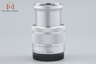 【中古】Panasonic パナソニック LUMIX G VARIO 35-100mm f/4-5.6 ASPH. MEGA O.I.S. H-FS35100 シルバー