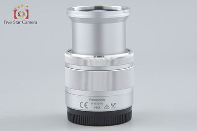 【中古】Panasonic パナソニック LUMIX G VARIO 35-100mm f/4-5.6 ASPH. MEGA O.I.S. H-FS35100 シルバー