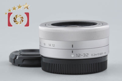 【中古】Panasonic パナソニック LUMIX G VARIO 12-32mm f/3.5-5.6 ASPH. MEGA O.I.S. H-FS12032 シルバー