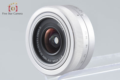 【中古】Panasonic パナソニック LUMIX G VARIO 12-32mm f/3.5-5.6 ASPH. MEGA O.I.S. H-FS12032 シルバー