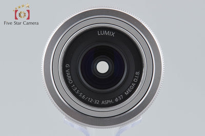 【中古】Panasonic パナソニック LUMIX G VARIO 12-32mm f/3.5-5.6 ASPH. MEGA O.I.S. H-FS12032 シルバー