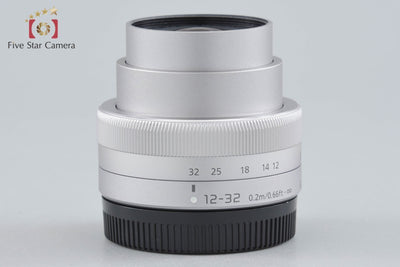【中古】Panasonic パナソニック LUMIX G VARIO 12-32mm f/3.5-5.6 ASPH. MEGA O.I.S. H-FS12032 シルバー