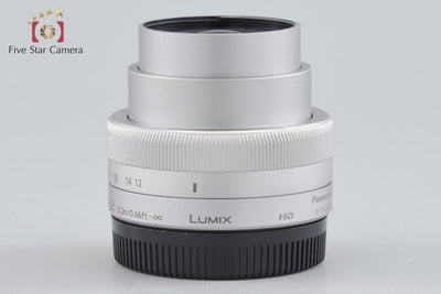 【中古】Panasonic パナソニック LUMIX G VARIO 12-32mm f/3.5-5.6 ASPH. MEGA O.I.S. H-FS12032 シルバー