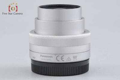 【中古】Panasonic パナソニック LUMIX G VARIO 12-32mm f/3.5-5.6 ASPH. MEGA O.I.S. H-FS12032 シルバー